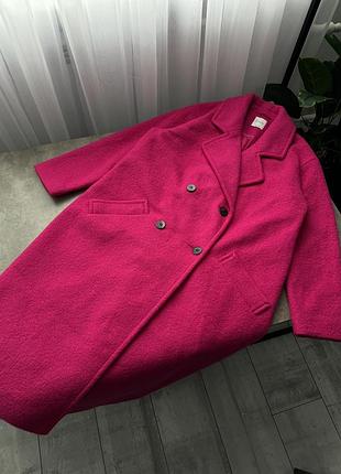 Пальто малинового кольору b y _ v e r y