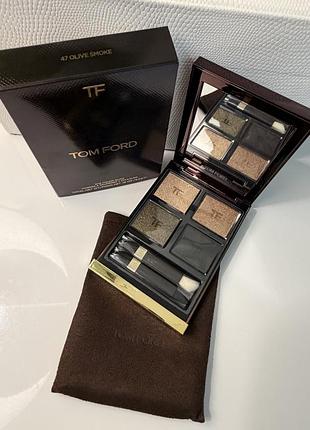 Тіні tom ford eye color quad 47 olive smoke