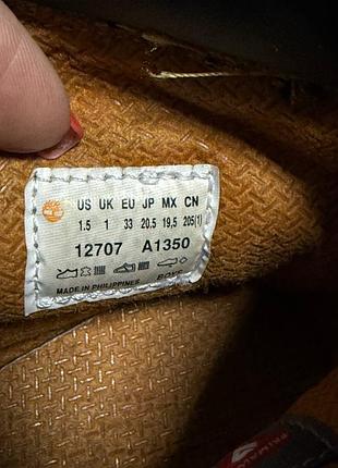 Дитячі дуже теплі черевики timberland 7