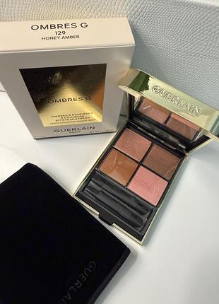 Тіні guerlain ombres g 129 honey amber 6 гр