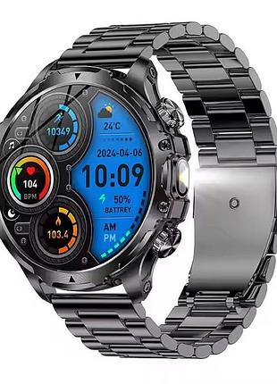 Розумний годинник modfit tactic blaze black steel + ремінець в подарунок