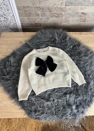 Светр з бантиком zara