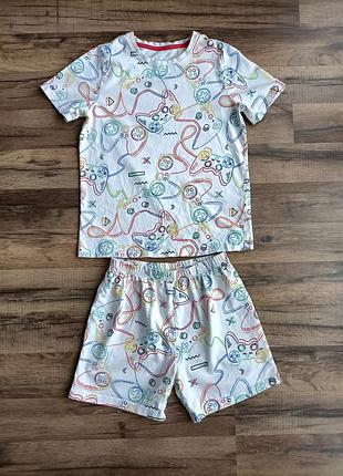 Піжама футболка+ шорти 11-12 років