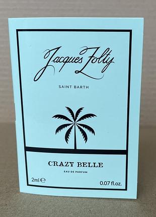 Jacques zolty crazy belle, edp, 2ml
