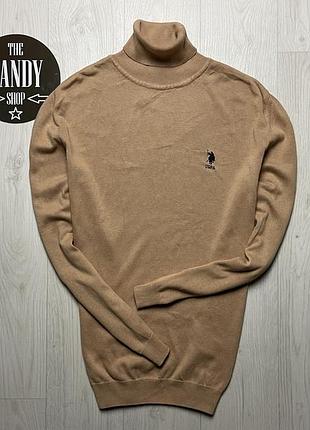 Мужской премиальный гольф, водолазка u.s. polo assn, размер xl