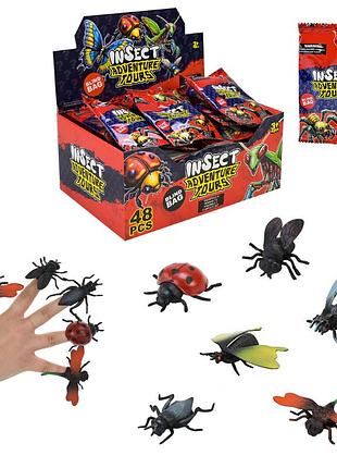 Тварини by568-956 рептилії, р-р 6*9*1,5см, 24 бокса по 48 шт.пакет12*9см, бокс 25*17*11см., пластиковий, 12 см, 11 см, by568-956