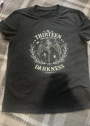 Футболка мерч по книгі « скляний трон» сара дж маас , «стеклянный трон»