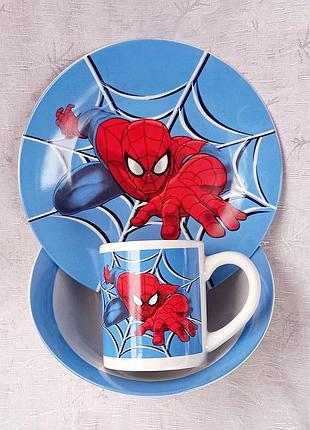 Детский набор посуды interos "спайдермен 01" 2