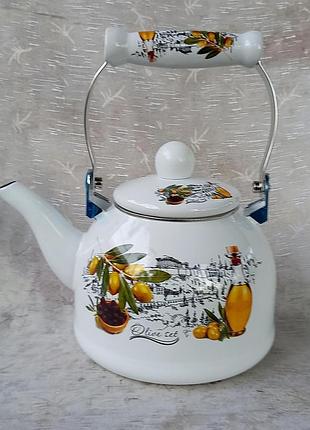 Чайник эмалированный zauberg kt26 "39l" (2 л)