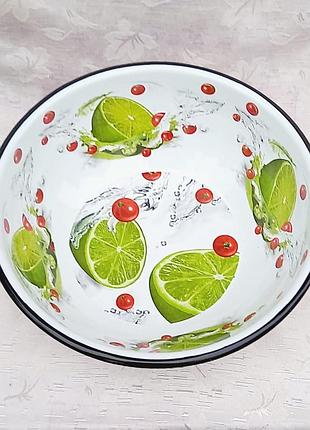 Миска эмалированная idilia "мохито 03" (2,5 л)