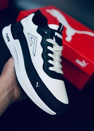 Мужские кроссовки, зима, 
waterproof gore tex +7° -15°,
черно-белые