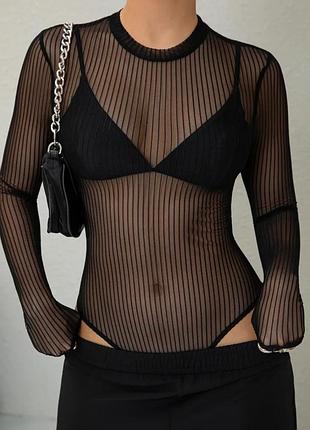 Боди женский боди сетка стильный новый