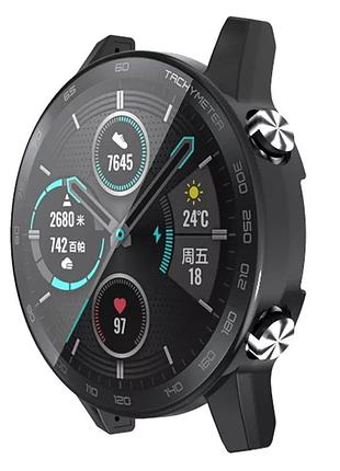 Захисний чохол для huawei gt42мм / gt46мм / gt 2e / gt2 pro / magic watch 2 46мм / gt2-42мм / gt2-46мм. чорний gt46мм