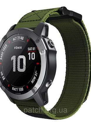 Тканевий ремінець для garmin fenix 6x pro /6x pro solar /fenix 5x / 5x plus / fenix 3 hr / quatix 3/ 26 мм