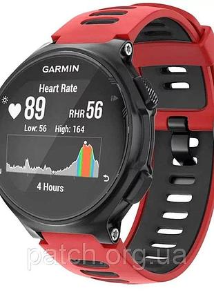 Змінний ремінець для годинника garmin forerunner 220 / 230 / 235 / 620 / 630 / 735 червоний