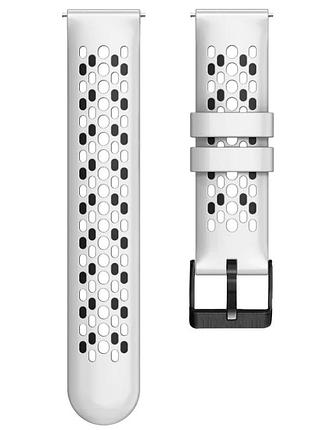 Силиконовый ремешок для samsung galaxy watch 3 45mm / gear s3 frontier / galaxy watch 46 мм и др. белый