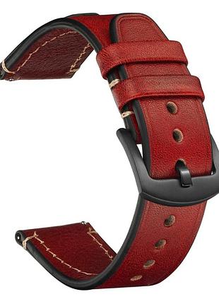 Шкіряний ремінець samsung galaxy watch 3 45mm / gear s3 frontier / galaxy watch 46 мм і д.