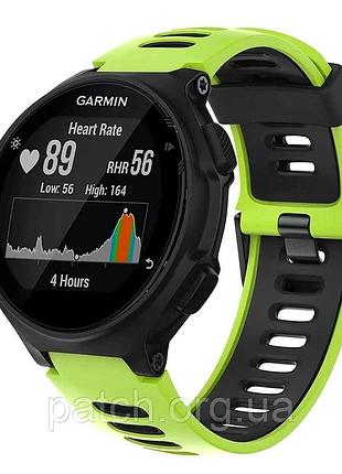 Змінний ремінець для годинника garmin forerunner 220 / 230 / 235 / 620 / 630 / 735 салатовий