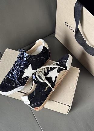 Кеди golden goose true star low sneakers premium замшеві
