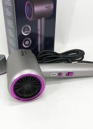 Фен magio mg-168, електрофен для волосся, фен для дому, фен потужний, фен для голови, жіночий фен для волосся