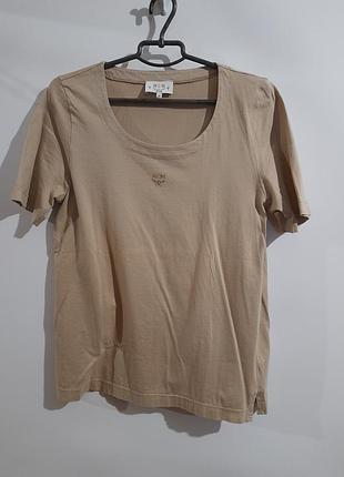 Mcm нижняя женская хлопковая футболка р. 38