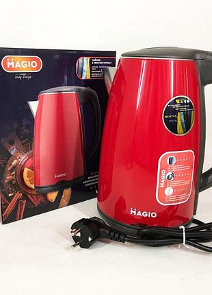 Электрочайник magio mg-977, 1.7л, хороший электрический чайник, стильный электрический чайник