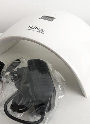 Сушарка для нігтів uv lamp sun 9s, лід сушарка для нігтів, лампа для манікюру та педикюру з таймером