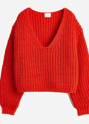 Свитер короткий объемный 4