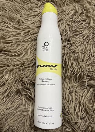 Ojon rare harvest tunu elastik flexible finishing hairspray – це лак для волосся, що забезпечує гнучкий контроль із винятковим об'ємом і блиском.
