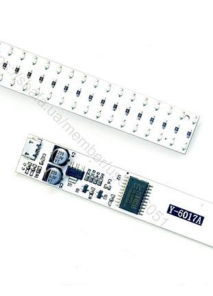 Y-6017a 2x17 led micro-usb_red 6