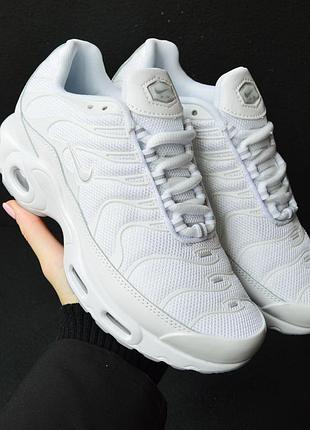 🔥👟кроссовки женские ❄️ nike air max tn plus white