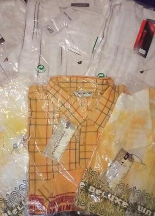 Новая мужская летняя рубашка лён, xxl.