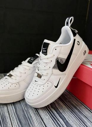 🔥👟кросівки жіночі ❄️ nike air force 1 mid white black