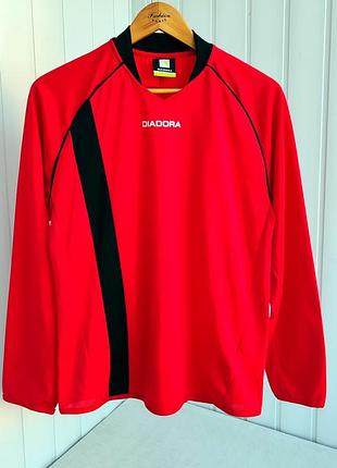 Кофта вратарка, спортивный лонгслив diadora. размер м.