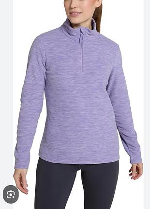 Флісова толстовка з блискавкою на воротніку р.14