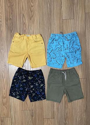 Шорти для хлопчика 5-6 років, розмір 116. ціна вказана за 4 шт.