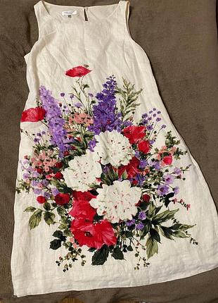 Брендовое платье, оригинал, льняное 🔥
