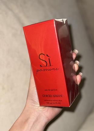 Парфуми si passione armani духи армані 100 мл шлейфовий аромат парфюм