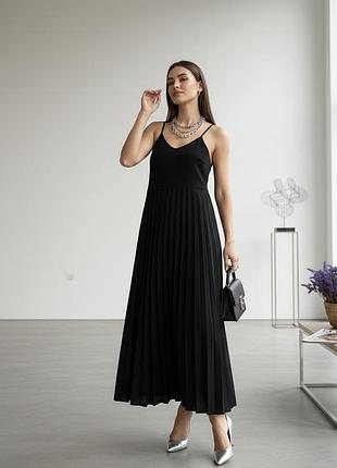 Сукня пліссе міді максі / плаття стан відмінний