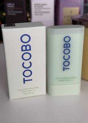 Tocobo cica cooling sun stick новий сонцезахисний стік з центеллою spf50+ pa+ 18г