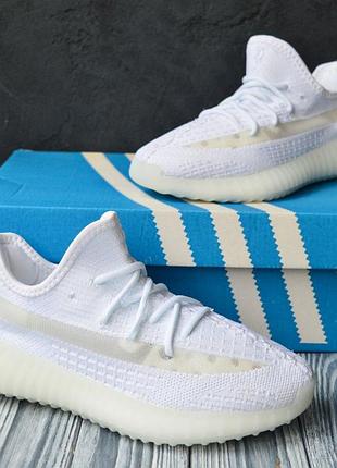 🔥👟кросівки жіночі ❄️ adidas yeezy boost 350 white