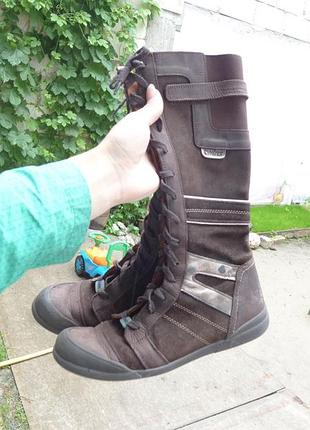 Сапоги  италия осенние  размер 38,5-39 шикарные