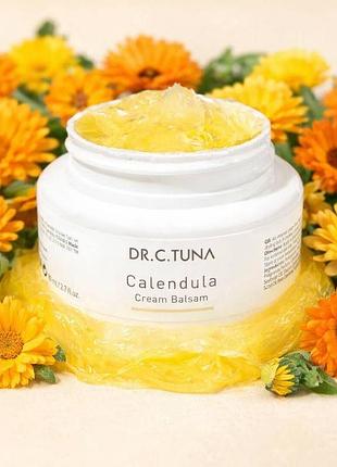 Крем - бальзам для сухої та чутливої шкіри з олією календули calendula oil dr. c. tuna код 1000286