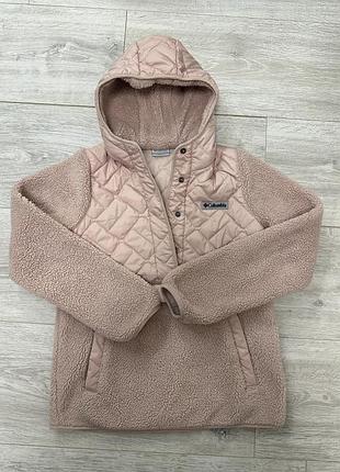 Флісова кофта / пуловер columbia оригінал з капюшоном жіноча