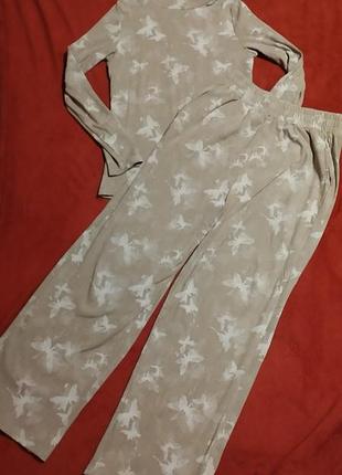 Костюм в рубчик , гольф штани палацо