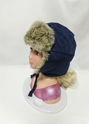 Шапка зимняя на мальчика непродуваемая 3-6 лет