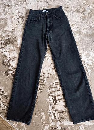 Джинси чорні прямі палацо it's basic