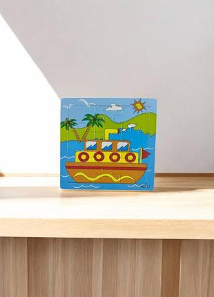 Детские деревянные пазлы