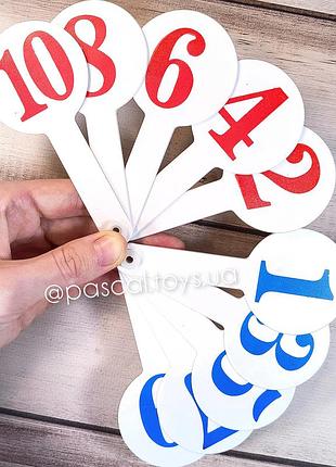 Детское учебное веерство "цифры от 1 до 10" для малышей