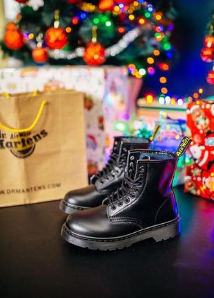 Женские ботинки dr.martens 1460 mono black | деми.